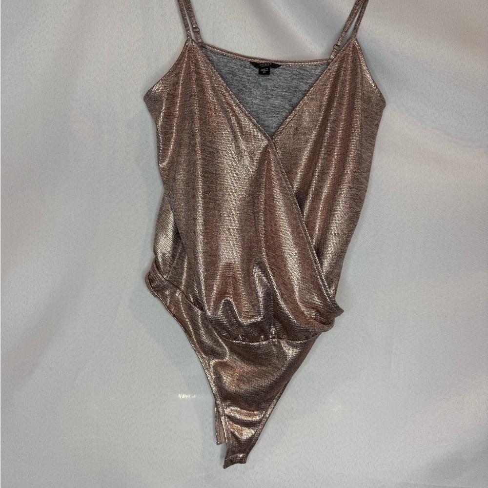 Shimmering Metallic Bodysuit